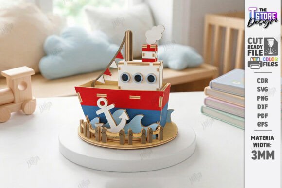 3D Music Box Laser Cut | Kids Laser