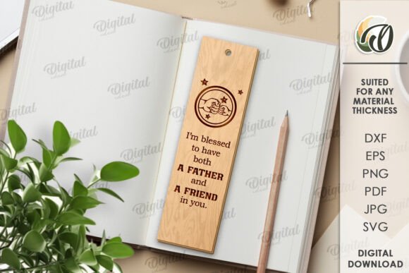 Craft a Unique Gift with a Father's Day Bookmark Laser Cut