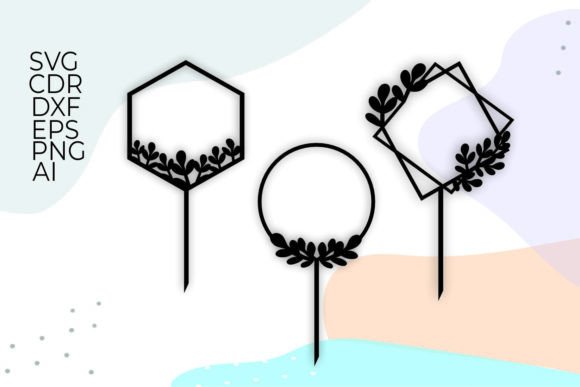 Create Stunning Cake Toppers with SVG Frame Files