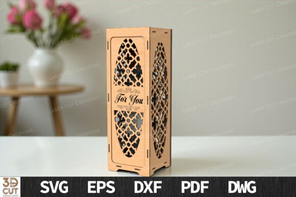 Happy Holidays Bottle Box SVG