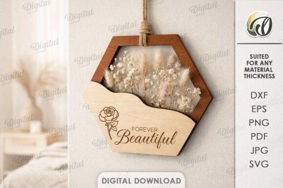 Mother's Day Floral Decor Laser Cut: Elevate Your Designs