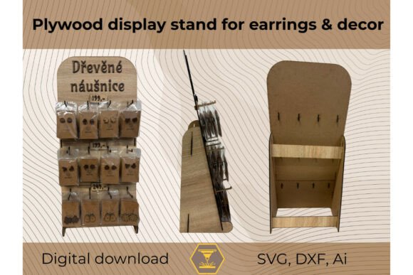 Plywood Display Stand: Showcase Jewelry Professionally