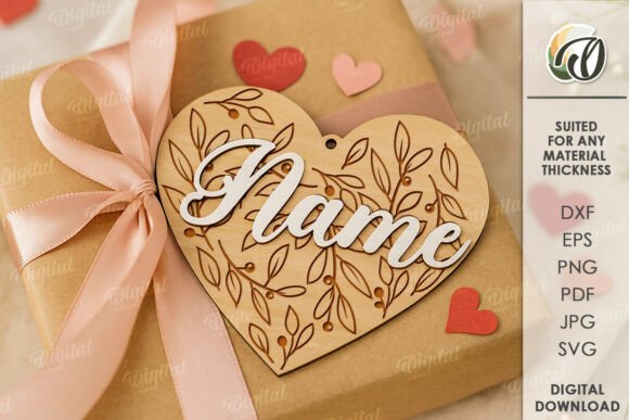 Wooden Heart Tag Laser Cut: Crafting Your Signature Style
